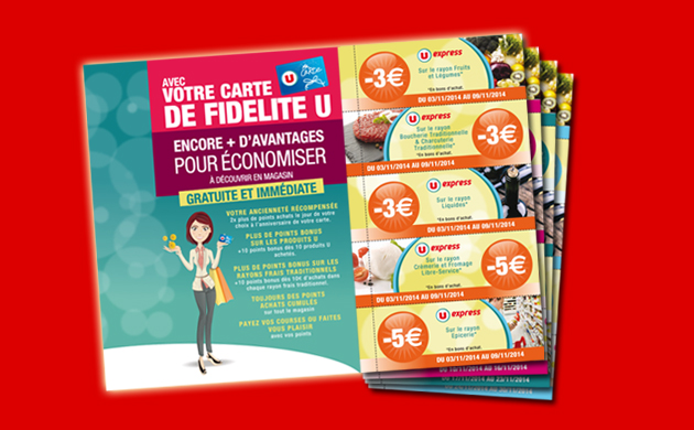 Promotions en boite aux lettres U express La Fleche