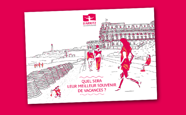 Office du Tourisme de Biarritz : l'imprimé publicitaire en boîte aux lettres, un choix qualitatif pour une opération inédite !