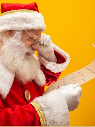 père noel consultant sa liste